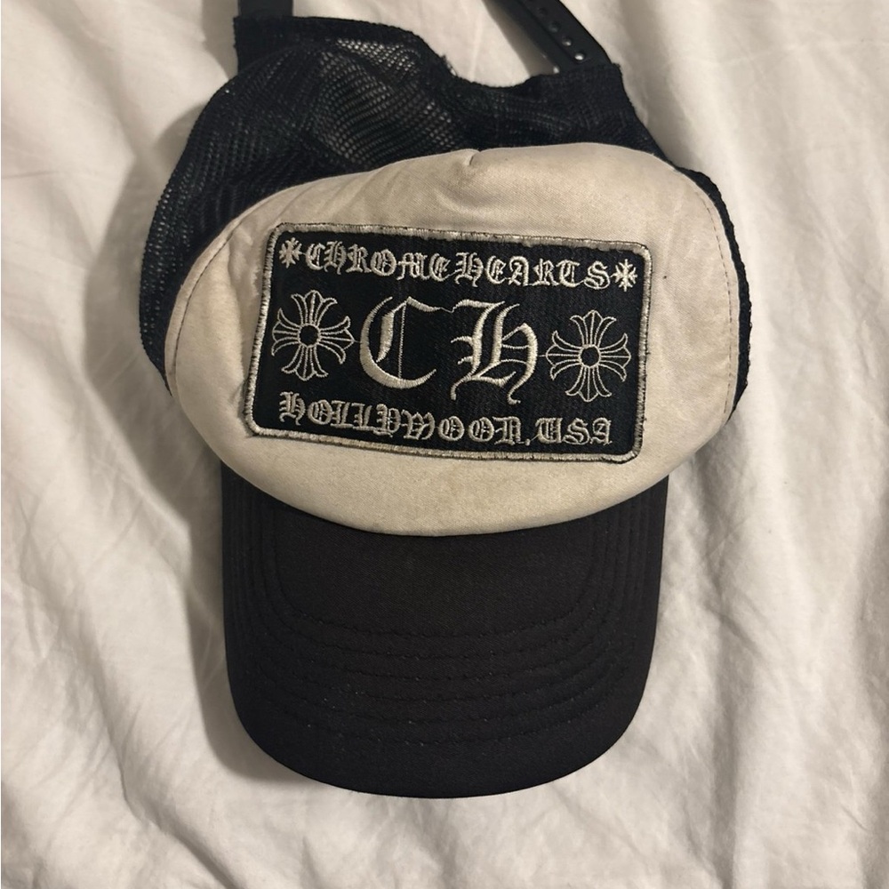 Chrome Hearts Black Mesh Cap